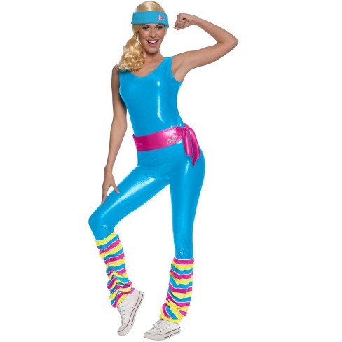Barbie Deluxe Exercise Barbie Adult Costume, Small : Target