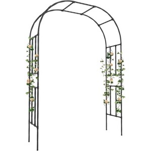 Metal Pergola Arbor, Easy Assemble Garden Arbor for Various Climbing Plant Wedding Garden Arch Bridal Party Decoration - 1 of 4