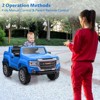 2-Seater Ride On Truck Car, 24V 7AH Battery Powered Electric Vehicle with Remote Control, LED Lights, Safety Belt, Music, Ride On Toy for Kids 3-10 - 3 of 4