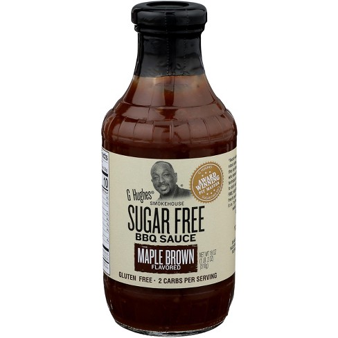 G Hughes BBQ Sauce Sugar Free Maple Brown - Case of 6 - 18 oz - image 1 of 4