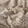 Sapphtopaz Oversized Faux Fur Throw Blanket, 60" x 70" Reversible Faux Mink Luxury Decorative Blanket, Throw Blanket for Couch, Fleece Blankets - 2 of 4