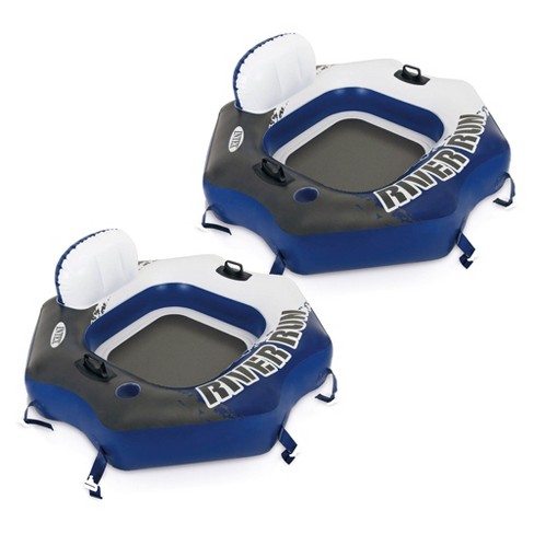 Intex River Run II 2-Person Water Tube Float w/ Cooler and Connectors