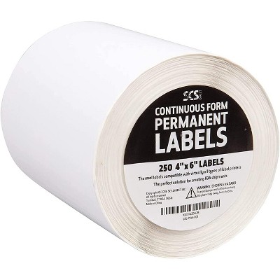 thumbnail image 2 of Aaiwa 4x6 Fanfold Direct Thermal Labels – 500-8000ct, Zebra/Rollo Compatible, Strong Adhesive 2 of 5
