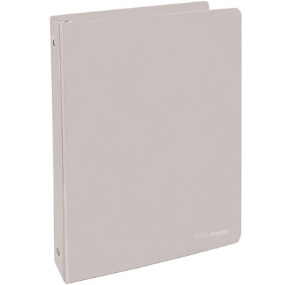 1" 3 Ring Binder Clear View Gray - Up & Up™ : Target