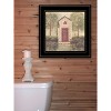 Folk Art Outhouse III by Pam Britton, Ready to Hang Framed Print, Black Frame - 2 of 4