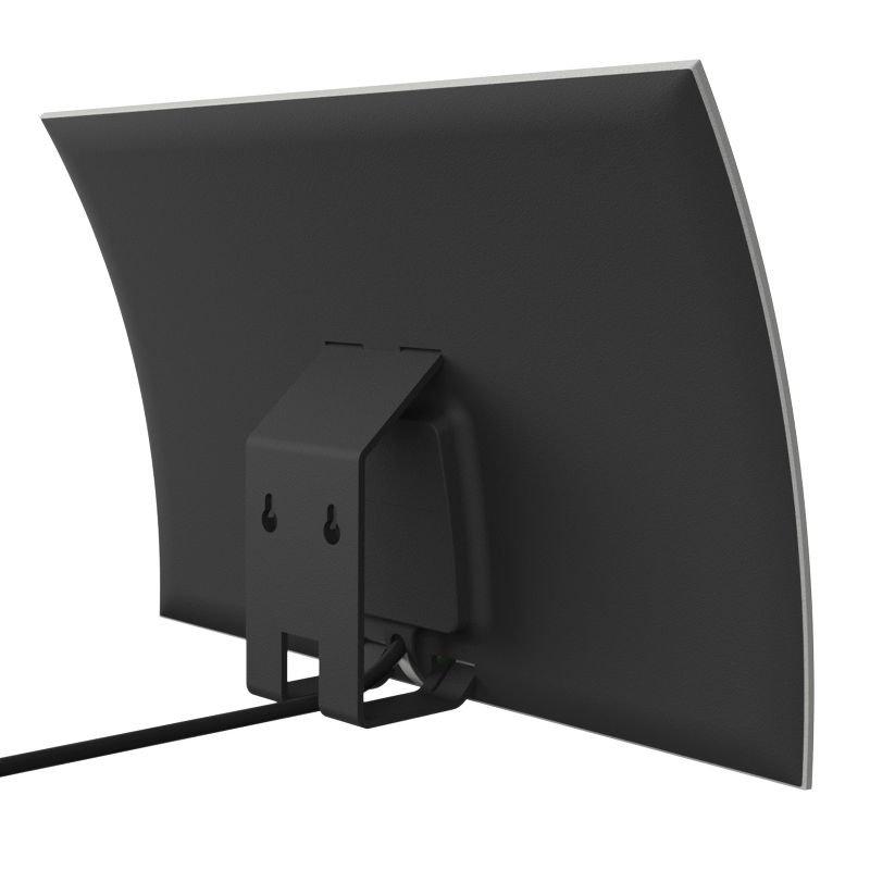 Mohu Curve Indoor TV Antenna, 60-Mile Range, Jolt Switch Amplifier, UHF VHF, Multi-Directional, 4K 8K UHD, NEXTGEN TV — with Base Stand, 10-Ft. Cable, 3 of 11