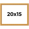 PosterPalooza | 20x15 Wood Antique Frame with UV Acrylic, 4 Finishes: Bronze, Gold, Silver, and Black - 2 of 4