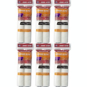 Wooster 6.5" Jumbo-Koter Mohair Blend 1/4" Nap Closed-End 6 Sets Of 2-Pack Roller Cover # RR304-6.5-6PK - 1 of 3