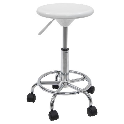 Studio Adjustable Barstool White/Chrome - studio designs