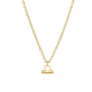 Adornia 14k Gold Plated Zodiac Necklace - 1 of 2