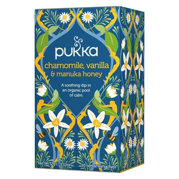 Pukka Chamomile, Vanilla & Manuka Honey Tea Bags - 20ct