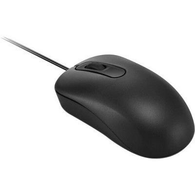 Lenovo Basic Wired Mouse - Full-size Mouse - Optical - Cable - Black - USB Type A - 1000 dpi - Scroll Wheel - 3 Button(s) - Symmetrical