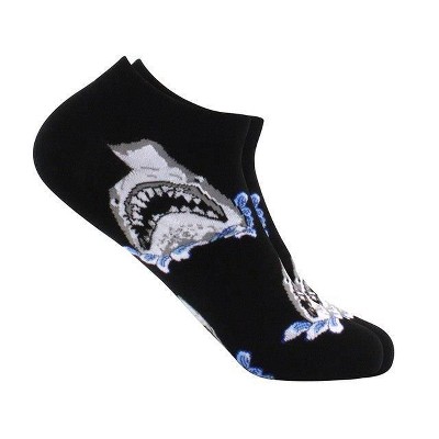 Shark Head Patterned Socks (Women's Sizes Adult Medium) from the Sock Panda