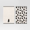 2pk Halloween Black Cats Hand Towel Set White - Hyde and EEK! Boutique™ - 4 of 4