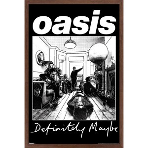 Trends International Oasis - Definitely Maybe Framed Wall Poster Prints - 1 of 4