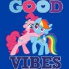 My Little Pony: Friendship is Magic Pinkie Pie and Rainbow Dash Good Vibes  T-Shirt - Royal Blue - 4T - 2 of 3