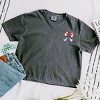 Simply Sage Market Patriotic Bow Star Coquette Boxy Crop Top - 2 of 4