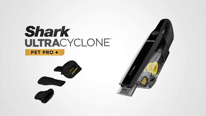 Shark UltraCyclone Pet Pro+ Cordless Handheld Vacuum - Black, 2 of 16, play video