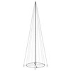 vidaXL Christmas Cone Tree Warm White Powder-coated steel, Copper, PVC - 3 of 4