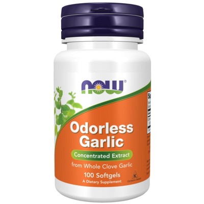 Odorless Garlic by Now Foods  -  100 Softgel