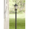 John Timberland Modern Outdoor Direct Burial Post Light Pole Black Cast Aluminum 84" for Post Garden Yard - 3 of 4