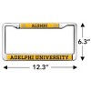 Adelphi University Alumni Full Size Standard License Plate Metal Frame - 4 of 4