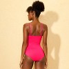 Women's Smoothing Shirred Scoop Neck Full Coverage One Piece Swimsuit - Shade & Shore™ - 2 of 4