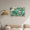 Art Remedy Agate Emerald Cut Green Abstract Wall Art Unframed - 2 of 4