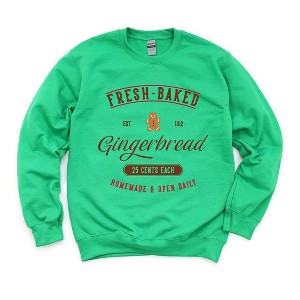 Simply Sage Market Women's Graphic Sweatshirt Fresh Baked Gingerbread - 1 of 4