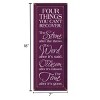 Slickblue Four Things You Can’t Recover Wood Sign – Rustic Wall Decor – Inspirational Quote 7x18 Inches, Color Options - 3 of 3