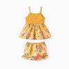 Disney Mickey and Friends Family Matching Outfits Floral Print Crochet Trim Maxi Dress for Beach Vacation - 3 of 4