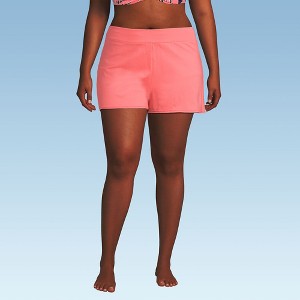 Lands' End Women's 3" Tummy Control Modest Swim Shorts - 1 of 4