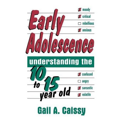 Early Adolescence - (Understanding the 10 to 15 Year Old) 2nd Edition by  Gail Caissy (Paperback)