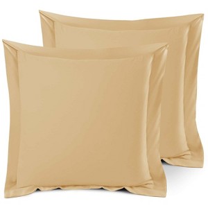 Nestl Soft Pillow Shams Set of 2, Double Brushed Microfiber Pillow Covers, Premium Pillow Shams With 1.5” Flange - 1 of 4