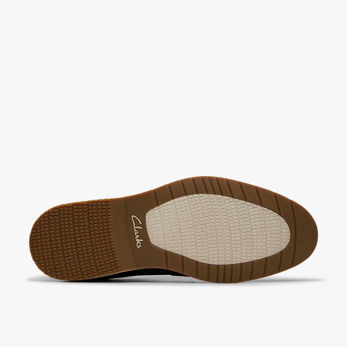 Clarks Mens Monahan Plain Navy Nubuck Shoes - thumbnail 3