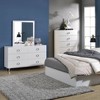 NicBex 6 Drawer Dresser for Bedroom,White Wooden Drawers with Round Pulls,Dressers for Kids Room,Living Room,Entry and Hallway,White - 2 of 4