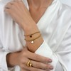 Adornia Gold 2-PIECE Stretch Bracelet HOLIDAY Set - 2 of 3