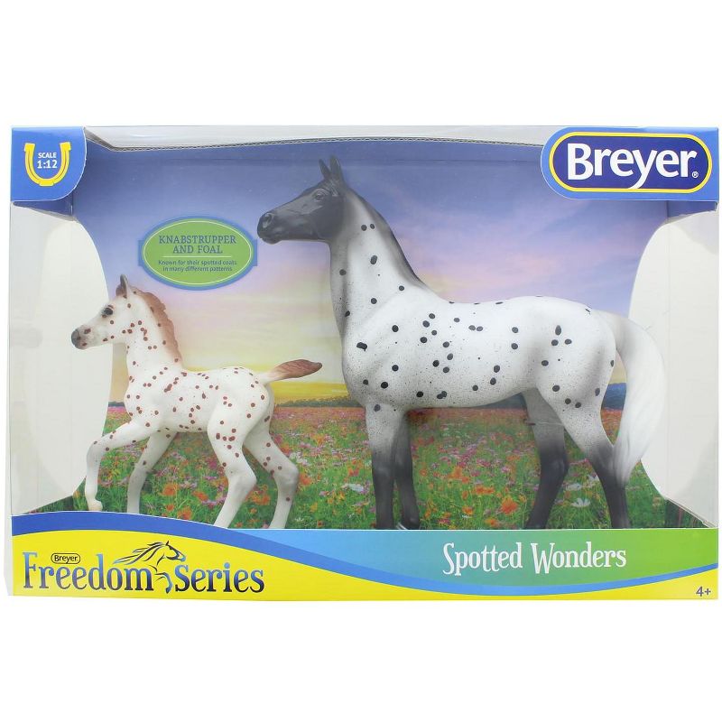 Breyer Freedom Series Spotted Wonders 1:12 Scale Model Horse Set, 2 of 4