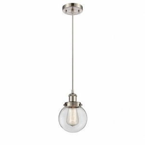 Beacon - 1 Light Cord Hung Mini Pendant In Modern Style-9 Inches Tall and 6 Inches Wide - 1 of 1