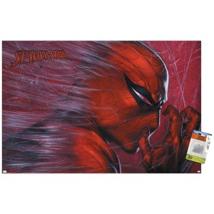 Trends International Marvel Spider-Man: World Of Webs - Profile Unframed Wall Poster Prints - 1 of 4