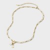 14K Gold Dipped Pearl Charm on Chain Initial Necklace - A New Day Gold - 3 of 4
