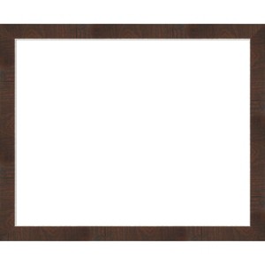 Amanti Art Wildwood Brown Narrow Framed Magnetic Dry Erase Board - 1 of 4