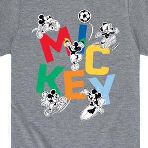 Boys' - Disney - Mickey Playing Sports Short Sleeve Graphic T-Shirt - 1 of 4