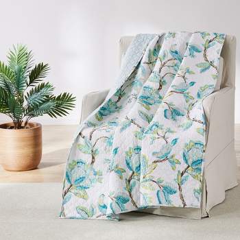 Cressida  Floral Quilted Throw - Levtex Home