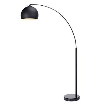Better Homes & Gardens Vintage-Style Matte Black Floor Lamp, with