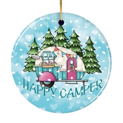Happy Camper Winter RV Ornament| OrnamentallyYou