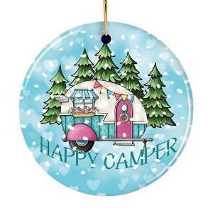 Happy Camper Winter RV Ornament| OrnamentallyYou - 1 of 4
