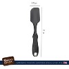 Baker's Secret - 10" Spatula Silicone Heat Resistant 2 Angles, with Grip Handle, Cake Preparation Utensils, DIY Baking Accessories - 2 of 4