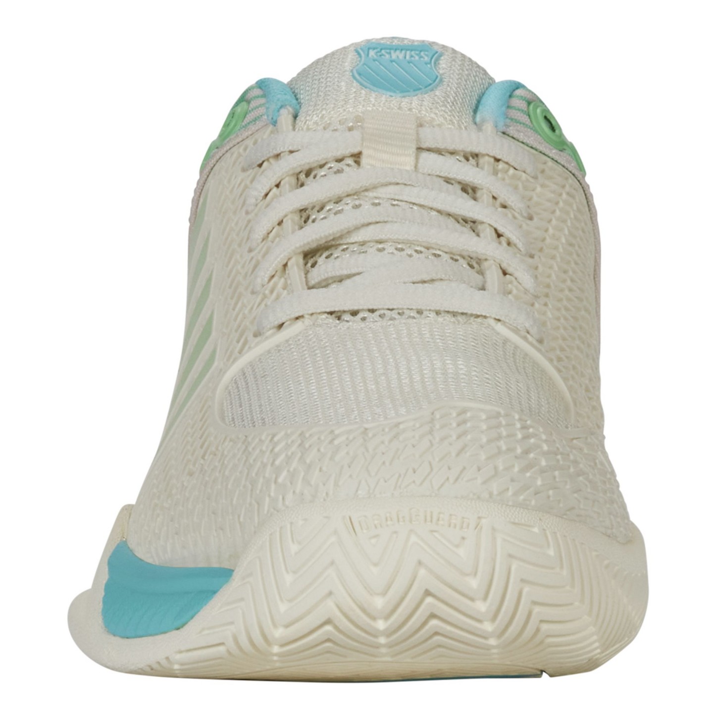 Женские кроссовки K-Swiss Express Light Pickleball Shoe (Egret/Patina Green), цвет: Зелёный — фото 3