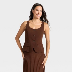 Women's Scoop Vest - A New Day™ - 1 of 3
